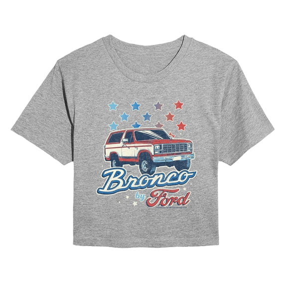 Ford - Bronco Americana Cropped Graphic T-Shirt