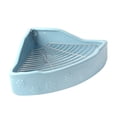 thumbnail image 2 of Caja de arena de conejo Caja de baño de cabecera para ir al baño Partido de cerámica de cerámica de para el hurón, , chinchilla Azul, 2 of 8