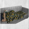thumbnail image 6 of Floral Soft Flannel Fleece Throw Blanket, Daisy Buds Sunflower Retro Style Bush Petal Romantic Spring Season Floral Print, Cozy Plush for Indoor and Outdoor Use, 70" x 90", Multicolor, by Ambesonne, 6 of 6