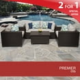 thumbnail image 2 of Premier 5 Piece Outdoor Wicker Patio Furniture Set 05b, 2 of 7