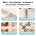 thumbnail image 3 of Elk Revival Travel Portable Square Display Case: Earring and Necklace Organizer - Ideal for Girls and Women, 3 of 6