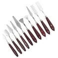 thumbnail image 4 of Painting Knife Set, Versatile 10pcs Palette Painting Mixing Scraper Spatula  For Color Mixing, 4 of 8