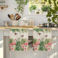 thumbnail image 4 of Pink Flamingo Kitchen Towels Set of 2, Summer Tropical Palm Leaves Floral Rustic Absorbent Dish Towels for Kitchen, Microfiber Hand Towel, Quick Drying Tea Towel for Cleaning Decorative Dishcloths, 4 of 7