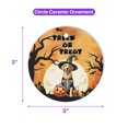 thumbnail image 5 of Trick or Treat Golden Retriever Needs Candy Happy Halloween Night Ceramic Round Ornament Goldens Dog Lover Gifts Idea Home Tree Decor - 02020, 5 of 5