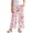 Cat Strawberry Ice Cream Pink, variant on COEQINE Girls Wide Leg Ruffle Pants High Waisted Palazzo Pants with Pockets Flowy Trousers Comfy Fall Outfits for 5-6 Years Little Girls, Brown Leopard Print