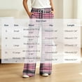 thumbnail image 3 of Kezqiaxn Trousers Pants for Women Checkered Elastic Waist Loose Pajama Bottoms Fall Pj Pants Fashion Clothing Multicolor E XL, 3 of 7