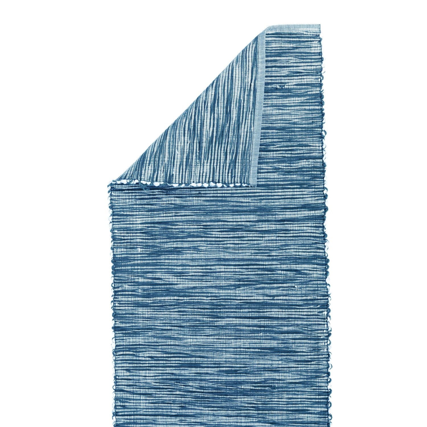 Chemin de table en coton Fabstyles Shadows, chemin de table tissé lavable pour salle à manger, cuisine, café et table de patio