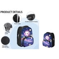 thumbnail image 4 of Binienty Axolotl Backpack for Girls 12 In Little Kids Backpack and Lunch Box Set Lightweight Comfortable Shoulder Bag Adjustable Straps Zipper Schoolbag Insulated Lunch Bag Pencil Pouch 3 In 1, 4 of 8