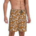 thumbnail image 2 of Naloa Monkey Sloth Men's Short Pajama Pants, Pj Shorts, Lounge Comfort Shorts-XX-Large, 2 of 6