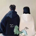 thumbnail image 3 of Sudadera unisex con capucha para hombre y mujer, ropa Y2k con estampado divertido de dinosaurios, sudadera de manga larga, primavera y otoño, 3 of 4