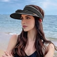 thumbnail image 2 of Rechargeable Fan Sun Hat for Women Wide Brim Empty Top Outdoor Summer Cap, 2 of 9