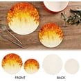 thumbnail image 4 of SKYSONIC Unique Autumn Leaves Pot Holders Trivets, 2 Pcs Heat Resistant Trivets,Fall Music Score Cotton Thread Weave Mats for Hot Pads Pans Pot Bowl Teapot for Kitchen Decor, 4 of 7