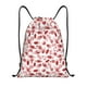 thumbnail image 1 of Fotbe Red Football Bolsa Mochila con Cordón Estampada, Bolsa de Gimnasio Deportiva, Bolsa Cinch, Bolsa con Cordón para Hombres y Mujeres-Small, 1 of 6