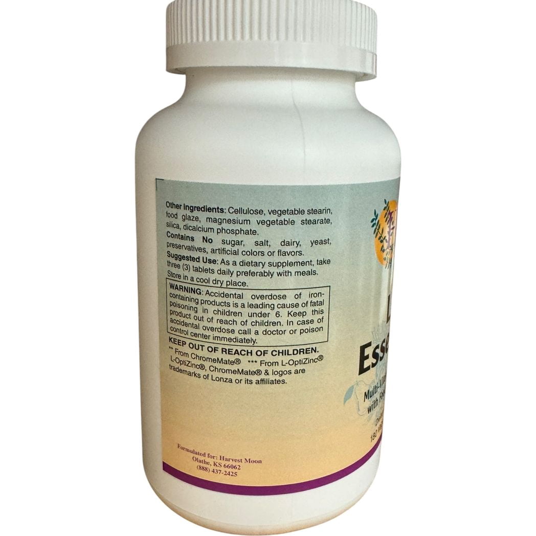 Harvest Moon Life Essentials Multi Vitamin - 180 Tablets