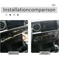 thumbnail image 3 of TINKI Fit for Tacoma 2015 2016 2017 2018 2019 2020 2021 2022 Car ABS A/C Central Control Decorative Strip Under Dual Flash Switch 1 Piece Set, 3 of 16