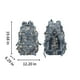 thumbnail image 3 of RKSTN school backpack Camouflage Multi High Capacity Functional Backpack Pack, Double Shoulder Hip Belt Bag Packs Water Resitive Bag Pouch Hiking Climbing Outdoor Backpack, 3 of 8