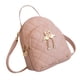 thumbnail image 4 of Mochila pequeña para mujer con colgante de cisne bordado de doble capa, mini mochila de viaje bonita para niñas y mujeres, color rosa, talla única, 4 of 14