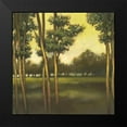 thumbnail image 2 of Larson 15x15 Black Modern Framed Museum Art Print Titled - Through the Trees II, 2 of 5