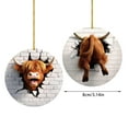 thumbnail image 3 of Adorno Para Colgar En El Coche Adorno Aves Acuáticas Adornos Navideños De Madera Adorno Para Colgar En El Árbol De Navidad Accesorios Para El Coche, 3 of 5
