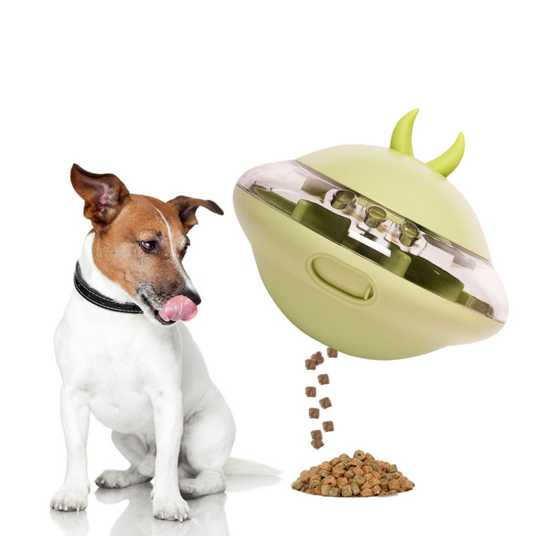 Flying Saucer Treat Dispenser Chew Toy