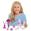 Just Play Winner's Stable Articulated Small Doll and Horse 11-Piece Set, Madison and Huntley, Kids Toys for Ages 3 up
