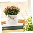 thumbnail image 5 of Small Fake Bonsai Simulation Greenery, Ongmies Small Bonsai Artificial Plant – Faux Greenery for Desk & Outdoor Home Decoration, 1 Pot of Artificial Daisy Flowers, 5 of 9
