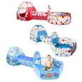 thumbnail image 3 of 3PCS Kids Ball Pit Foldable Cute Pop up Playhouse Tent with Basketball Hoop, 3 of 8