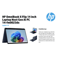 thumbnail image 2 of HP OmniBook X Flip 2-in-1 AI PC 2-in-1 Laptop 14.0in Touchscreen IPS WUXGA Display (Intel Ultra 7-256V, 16GB LPDDR5X, 4TB PCIe SSD, Backlit KB, Thunderbolt 4, WiFi 6E, Webcam, Win 11 Home), 2 of 7