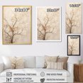 thumbnail image 4 of Designart "Solitary Beige Maple Serenity" Tree Maple Canvas Art Print, 4 of 7