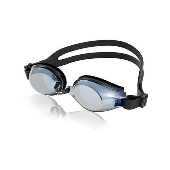 Sporti Mirrored Antifog Goggles, UV Protection, Shatter-Resistant, Adjustable Fit