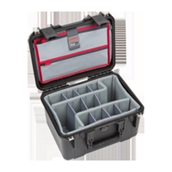 SKB iSeries 3i-1510-9 Case with Think Tank Designed Photo Dividers & Lid Organizer, Waterproof, Black