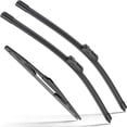 thumbnail image 4 of All Season Windshield Wiper Pair For Front Windshield Fit For Adapter Car Wiper Windshield Wiper Replacement For Car 2025 2025 Front Rear Wipers Set For Car, 4 of 9