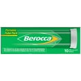 Berocca Energy Vitamin Supplement Effervescent Tablets, Orange, 10 Ct