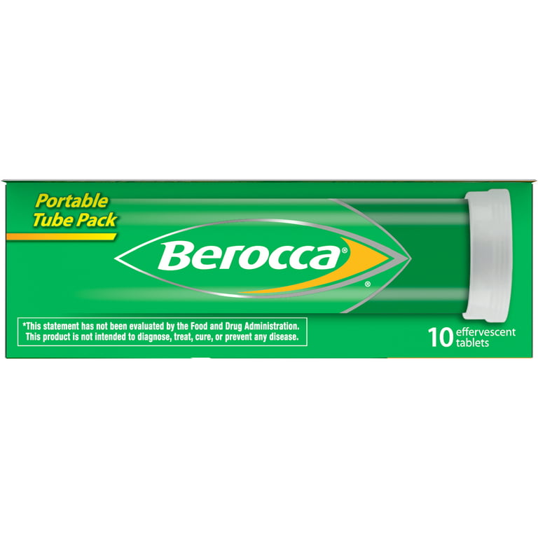 Berocca Orange Effervescent Tablets 45-Count