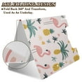 thumbnail image 2 of FORMRS A4 Clipboard Folder with Pen Holder Horizontal Foldable School Office Binder, Flamingo Pattern, 2 of 9
