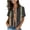 Black, variant on Shirts for Women Summer Short Sleeve Button Turndown Collar Trendy Print Tops Casual Loose Vacation Blouses
