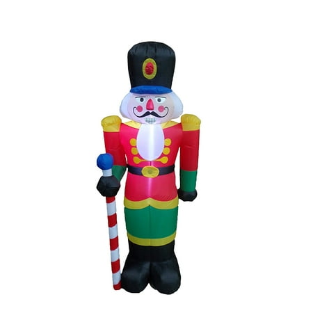 Bzb Goods 6 Foot Tall Lighted Christmas Inflatable Nutcracker