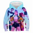 thumbnail image 4 of KPop Demon Hunters Vêtements pour Enfants Fille Garçon Chandail en Molleton Dessin Animé Mode Décontracté Chandails à Capuchon K-Pop Demon Hunters Chandail Tenues pour Enfants, 4 of 5