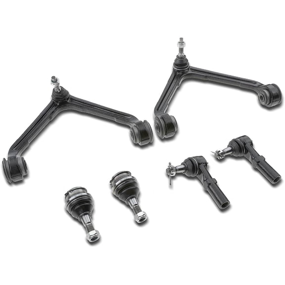 A-Premium 6Pc Front Suspension Kit, Upper Control Arm Outer Tie Rod End Lower Ball Joint, Compatible with Dodge Ram 1500 2002 2003 2004 2005