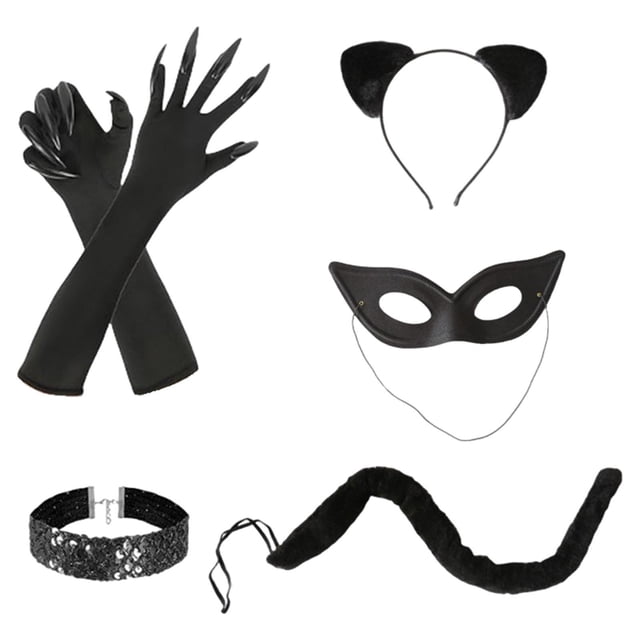 Disfraz de para niñas, divertidos guantes de cosplay de para Halloween, fiestas y festivales.