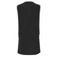 thumbnail image 3 of Xuyuer Summer Tank Top for Women Colorblock Solid Color Lounge Fitness Skirt Ribbed Knit Lined Outfits Split Matching Bodysuit Set, 3 of 8