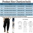 thumbnail image 4 of Labakihah Mens Pants Men Spring and Summer Pant Casual All Match Solid Color Cotton Linen Loose Trouser Fashion Beach Pant Black, 4 of 8