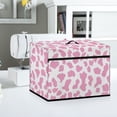 thumbnail image 5 of HELLHERO Sewing Machine Covers with Pockets for Extra Accessories Pink Cow-print Foldable 17.7x8.6x12.5 Inch Ideal Gifts, 5 of 8
