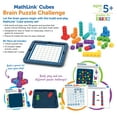 thumbnail image 6 of Learning Resources Mathlink Cubes Brain Puzzle Challenge - 80 pieces, STEM Games for Boys and Girls Ages 5+, 6 of 8