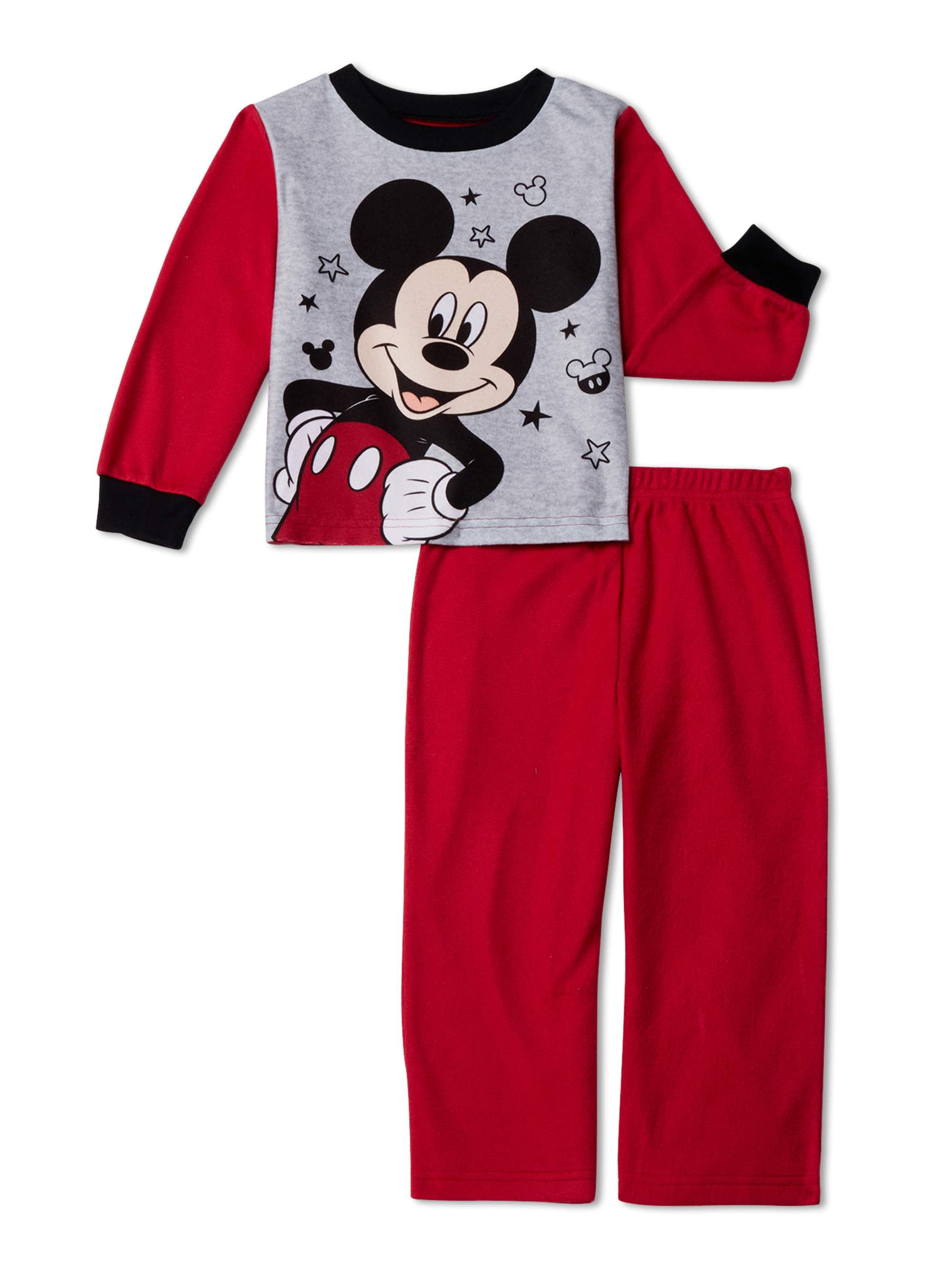 Mickey Mouse Infant/Toddler Boys? Mickey Flannel Pajamas, 2-Piece Set ...
