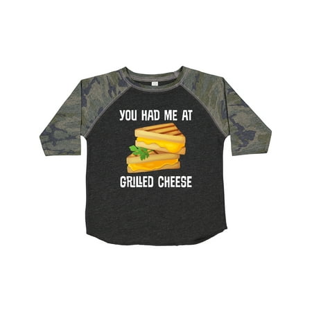 

Inktastic You Had Me at Grilled Cheese Sandwich Gift Toddler Boy or Toddler Girl T-Shirt