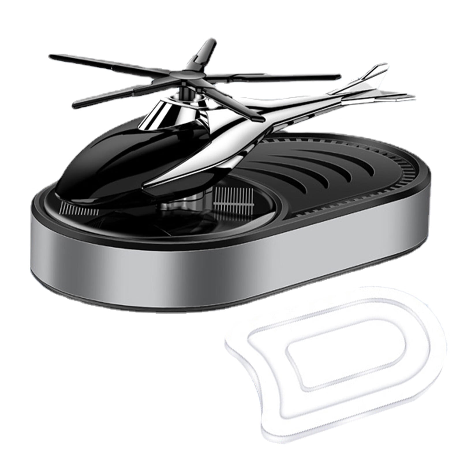 Solar Helicopter Car Aromatherapy Decor Solar Energy Rotating