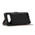 thumbnail image 5 of Designed for Google Pixel 8 Pro Case, Wrist Strap Flip Kickstand PU Leather Wallet Case Cash Card Slots Holder, Protective Shockproof Pattern Women Cover for Google Pixel 8 Pro, Gray, 5 of 7