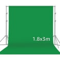 thumbnail image 4 of 1.8 x  / 6 x 9.8ft Professional Green Screen Backdrop Studio Photography Background Washable Durable Polyester-Cotton Fabric Seamless One-Piece Design for Portrait Product, 4 of 7