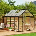 thumbnail image 2 of GloryStar Sunroom Style Aluminum Greenhouse with Durable Polycarbonate and Sliding Entryways, 2 of 8